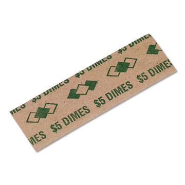 Iconex™ Tubular Coin Wrappers, Dimes, $5, Pop-open Wrappers, 1000-pack freeshipping - TVN Wholesale